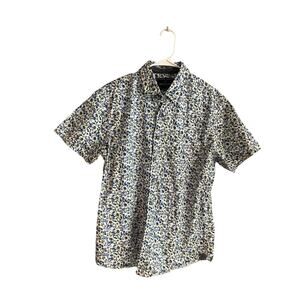 Nickel & Iron Size large men’s floral button down shirt with collar